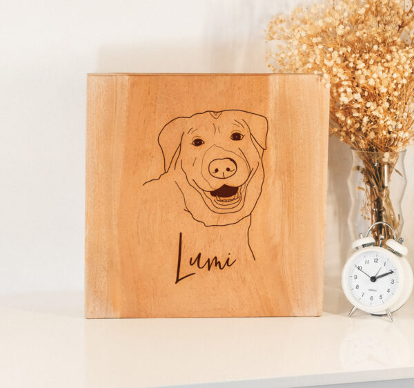 Engraved Photo Drawing on Wood